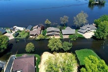 First-Ever Flood Forecasting Maps Show Houses and Roads at Risk