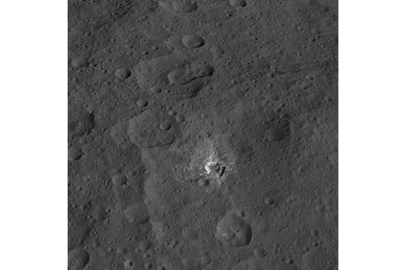 Water Ice on Ceres Boosts Hopes for Buried Ocean