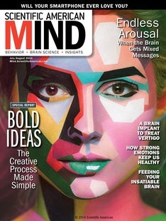 Scientific American Mind Volume 25, Issue 4