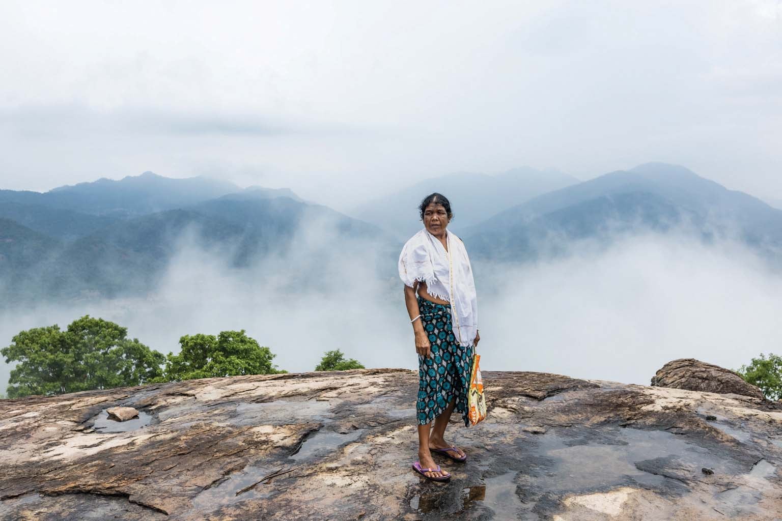 Lokami standing on a rock.