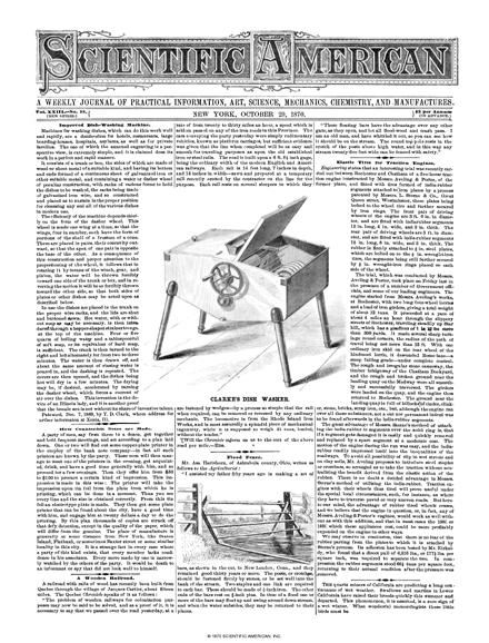 Scientific American Magazine Vol 23 Issue 18