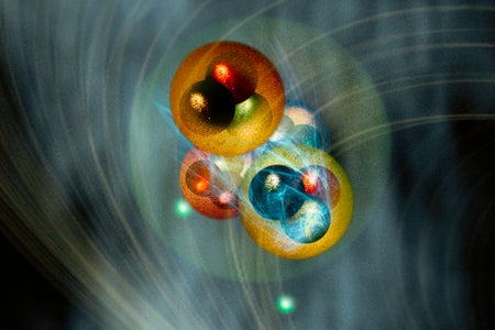 Helium atom