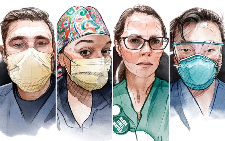 Nurse Drugged Porn - How Doctors and Nurses Manage Coronavirus Grief - Scientific American