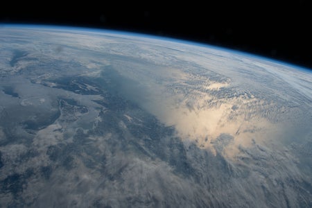 satellite image of the earth