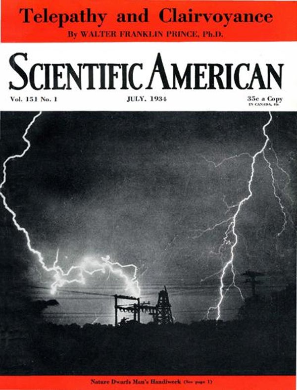 Scientific American Magazine Vol 151 Issue 1