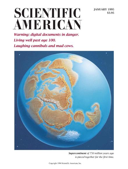 Scientific American Magazine Vol 272 Issue 1