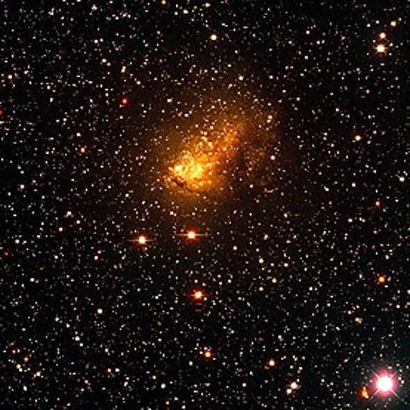 The Galaxy Collision Next Door