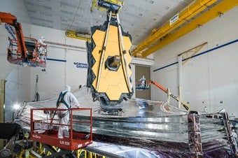James Webb Space Telescope's 5-layer sunshield