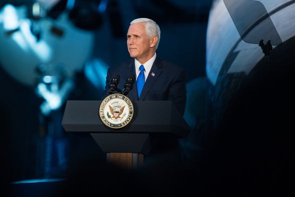 U.S. Will Return to the Moon, Pence Says
