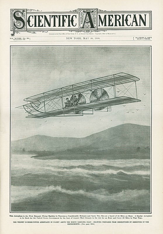 100 Years Ago in Scientific American: The Wright Brothers' First Flight