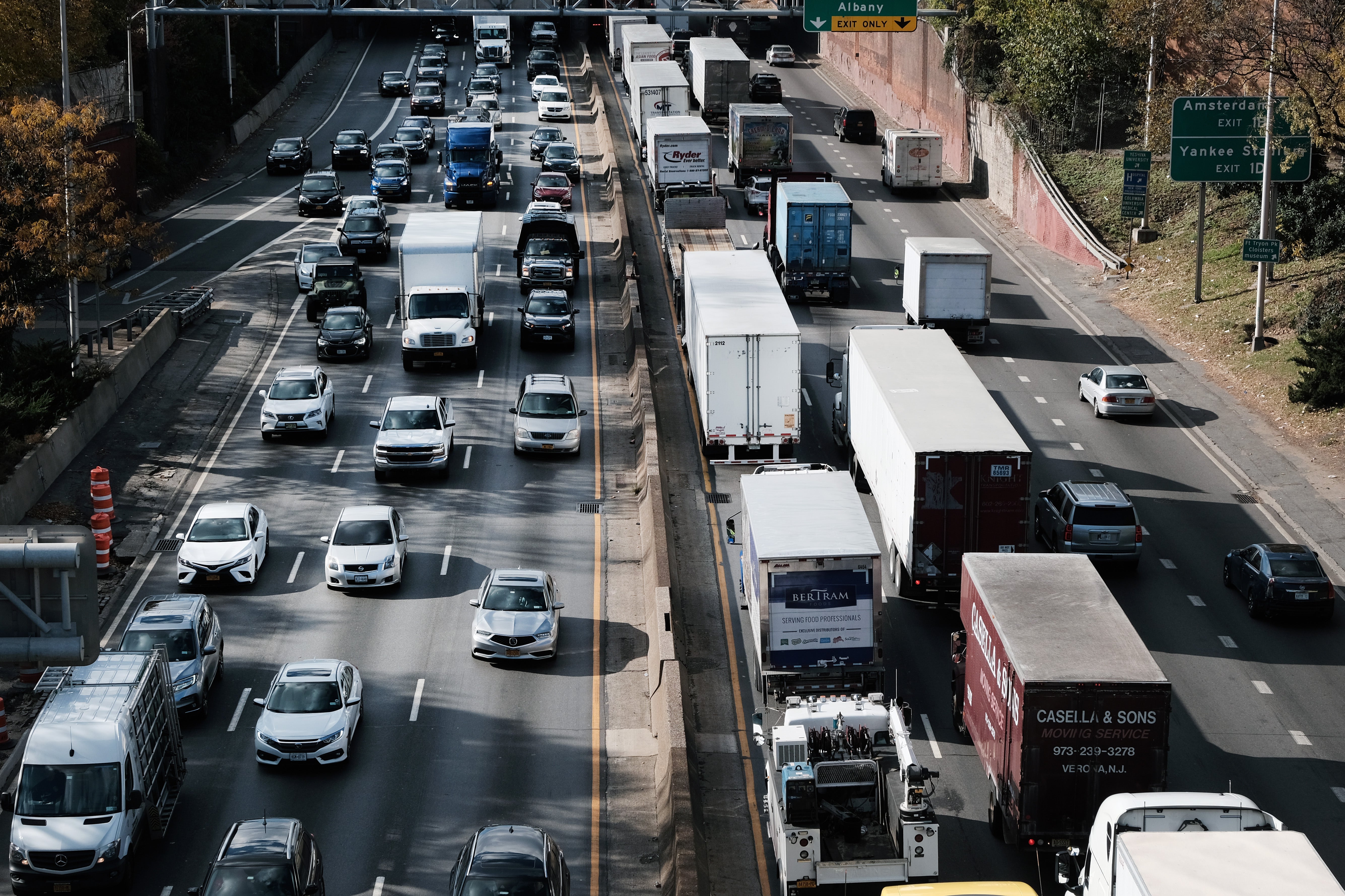 air pollution from trucks