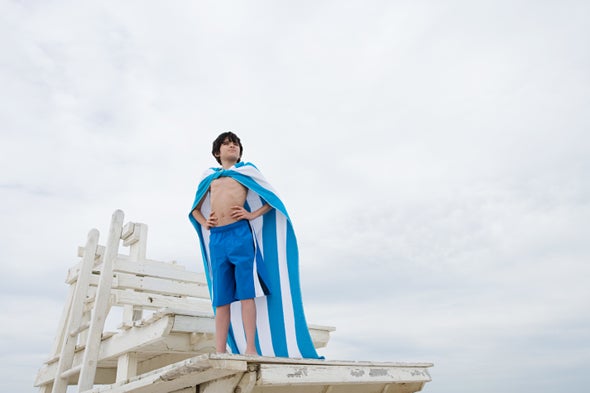 Seeing Superman Increases Altruism