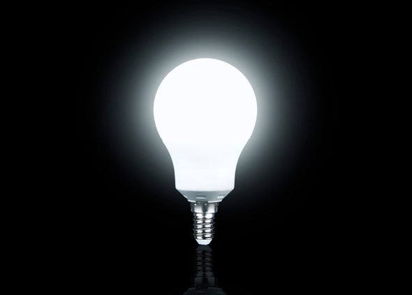 Gør det godt Æble Styrke The Dark Side of LED Lightbulbs - Scientific American