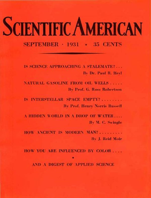 Scientific American Magazine Vol 145 Issue 3