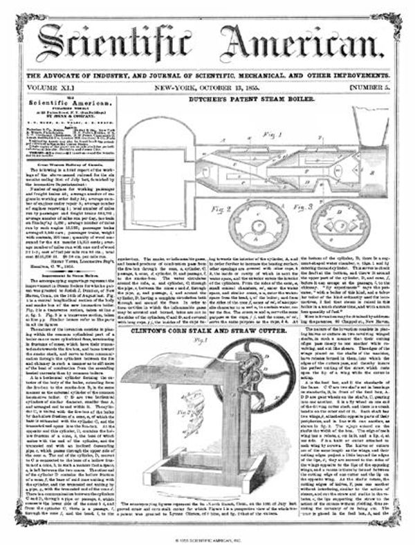 Scientific American Magazine Vol 11 Issue 5