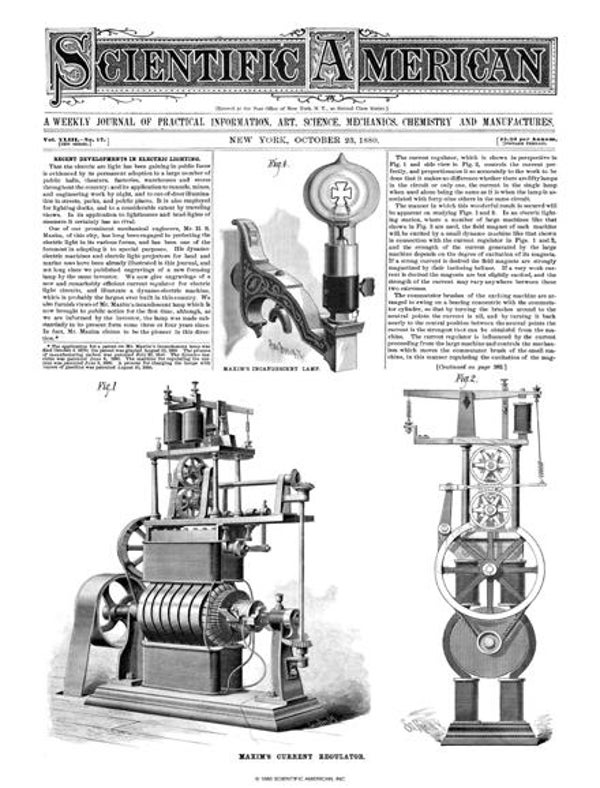 Scientific American Magazine Vol 43 Issue 17