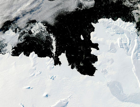 Antarctic Glacier's Breakup Is Controlled by Seafloor Topography ...