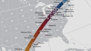 Estos son los mejores lugares para ver el eclipse solar total de 2024