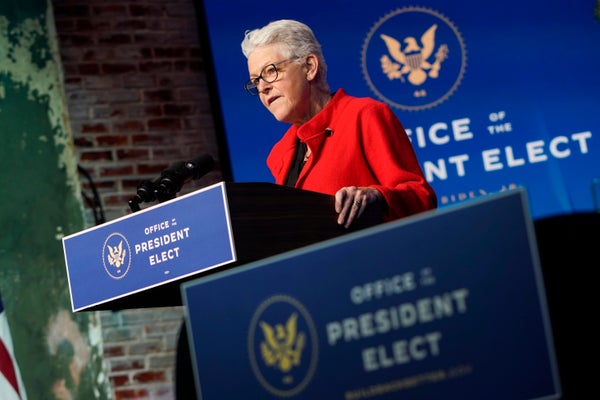 Appointee for National Climate Advisor, Gina McCarthy