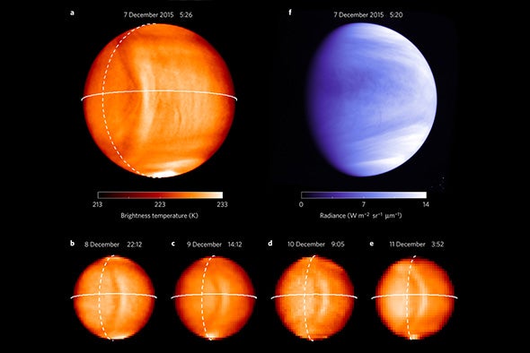 Giant Stationary Wave Spied in Atmosphere of Venus