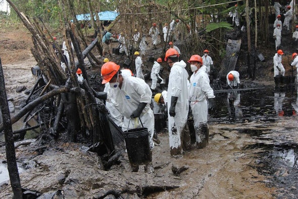 Oil Spills Stain Peruvian Amazon