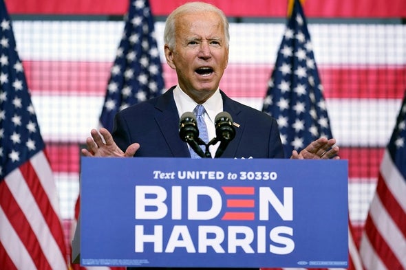 What a Joe Biden Presidency Would Mean For Science