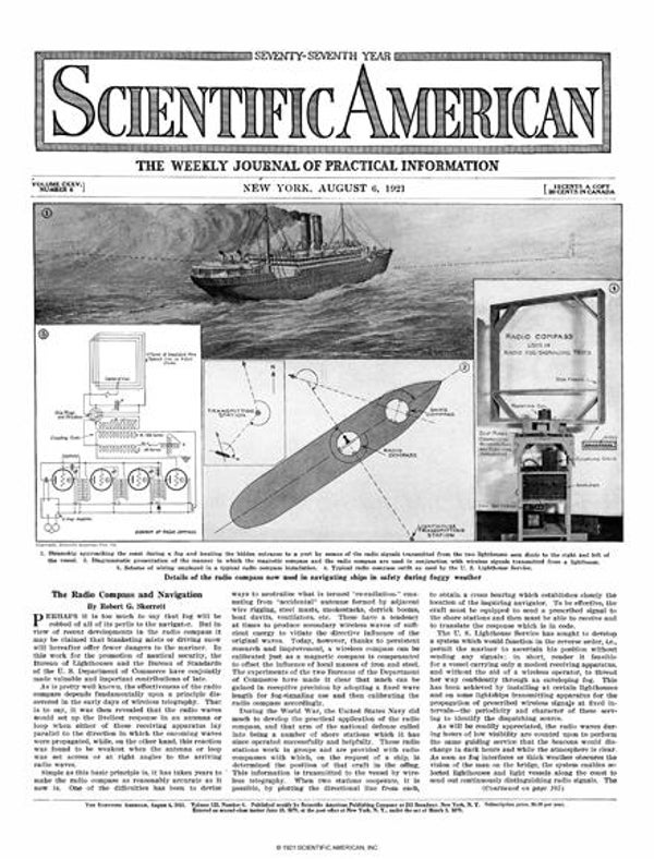 Scientific American Magazine Vol 125 Issue 6