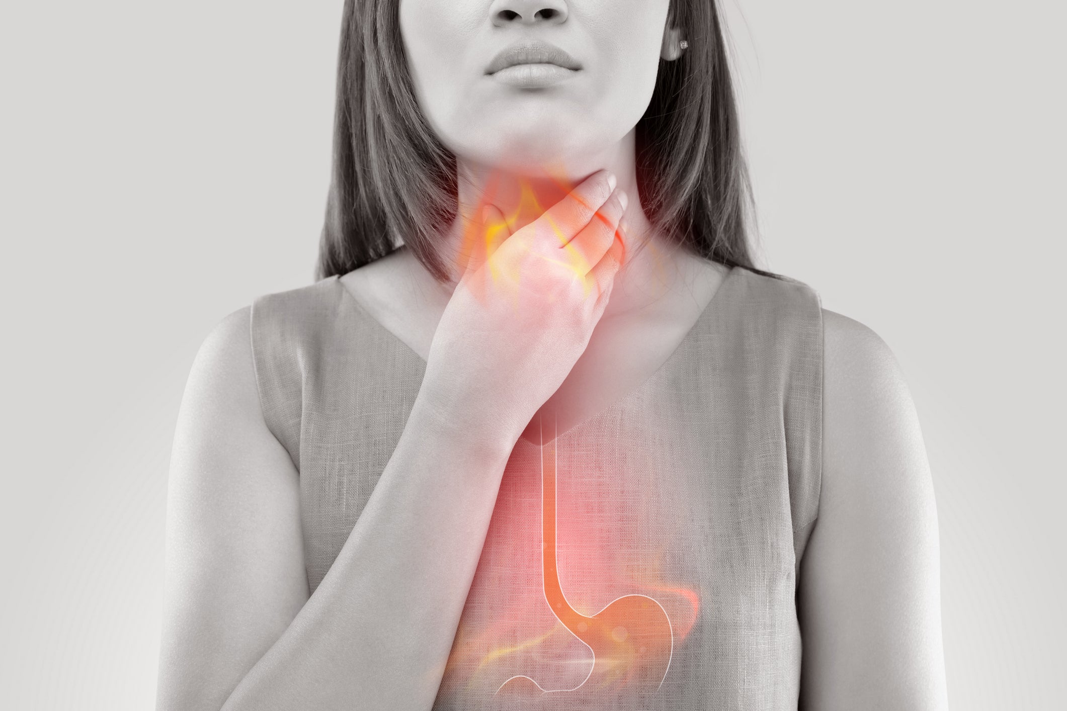 can find acid reflux zone