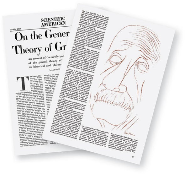 <em>Scientific American</em> Editorial and Einstein