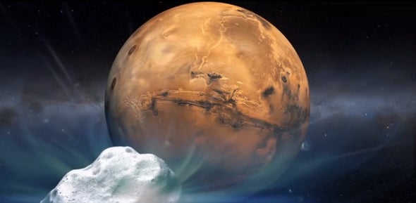 The Best Seat in the House for Sunday’s Comet Flyby Is Mars