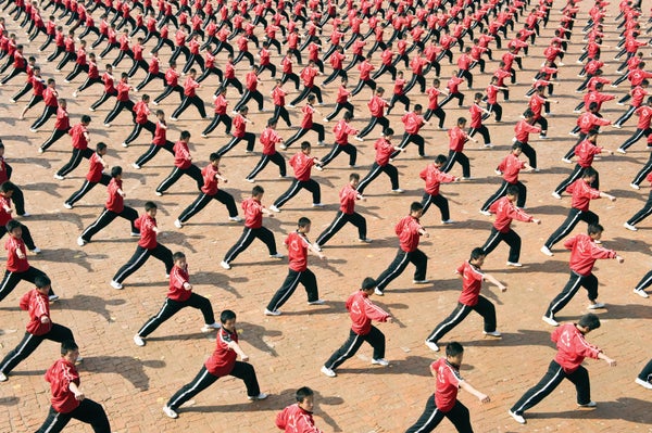 martial arts school in China