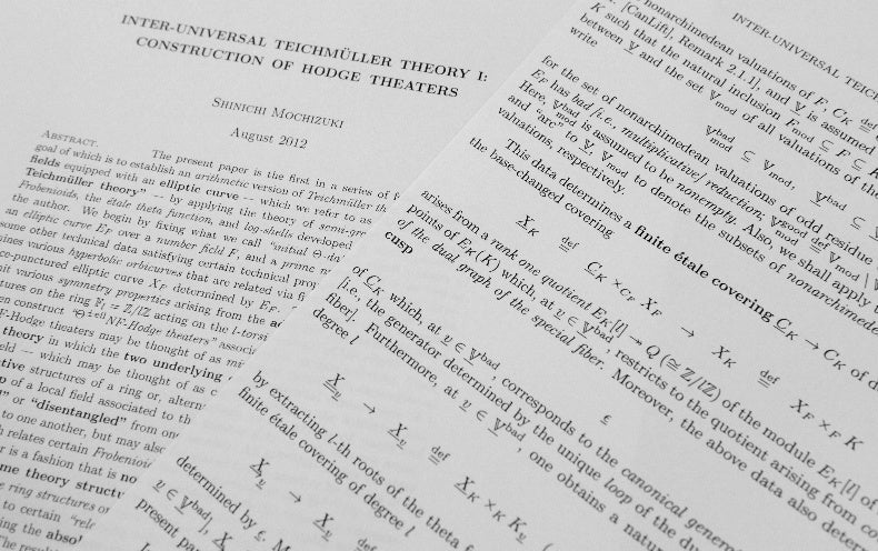 Mathematical Proof That Rocked Number Theory Will Be Published Scientific American