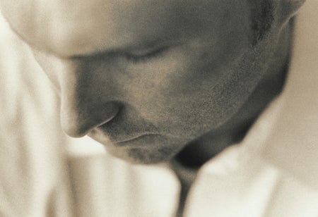 depressed looking man