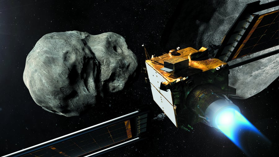 Double Asteroid Redirection Test concept.