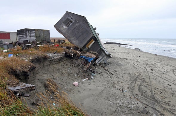 Alaska's Coast Is Vanishing, 1 Storm at a Time