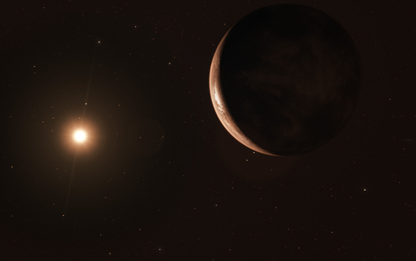 A Frozen Super-Earth May Orbit Barnard's Star