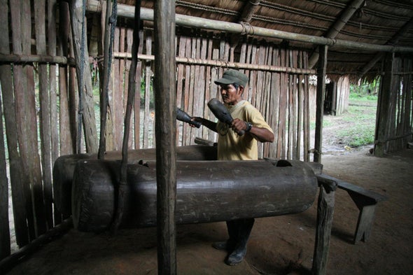 Drumming Beats Speech for Distant Communication