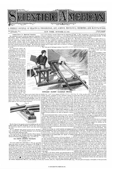 Issue Archive: 1860-1869 | Scientific American