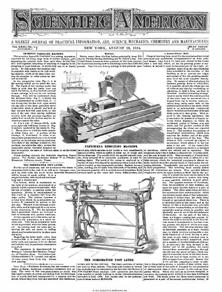 Scientific American Magazine Vol 31 Issue 9