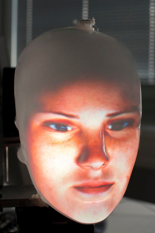 Facial Scare? Robots Get Human Faces