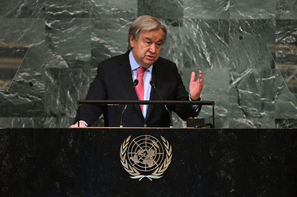 Climate Polluters Should Pay a Tax for Damages, U.N. Chief Says