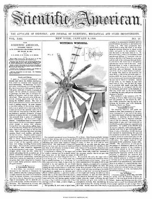 Scientific American Magazine Vol 13 Issue 18