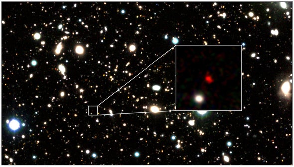 天文学家现场最遥远的星系，距离地球有135亿千吨