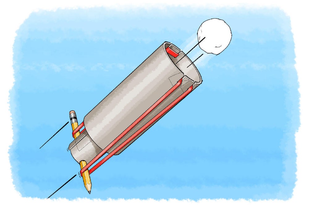 Ready...Aim...Energize! Make Your Own CottonBall Launcher Scientific
