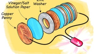 Charge from Change: Make a Coin Battery