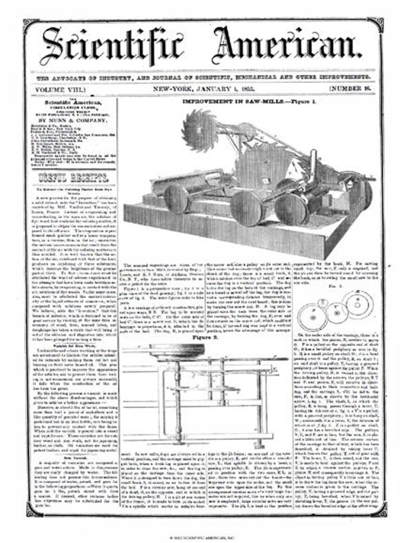 Scientific American Magazine Vol 3 Issue 16