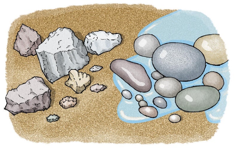 weathering of rocks for kids