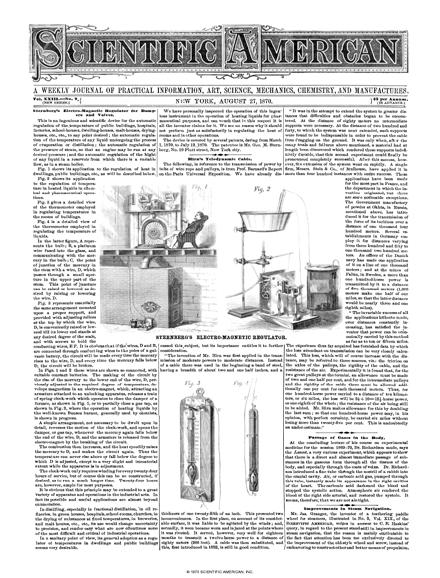 Scientific American Magazine Vol 23 Issue 9