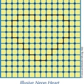 Illusory Neon Heart
