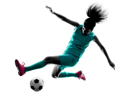 female soccer player